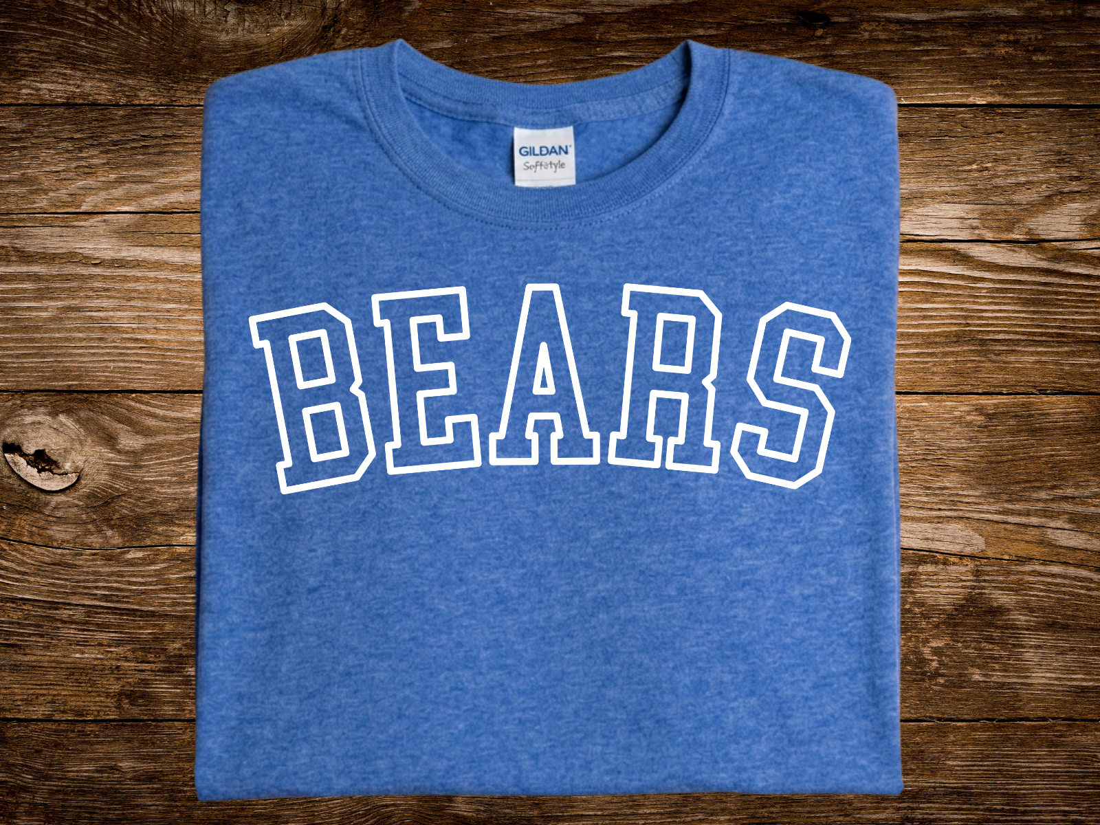 Bears Outline Text (DTF PNG Graphic)