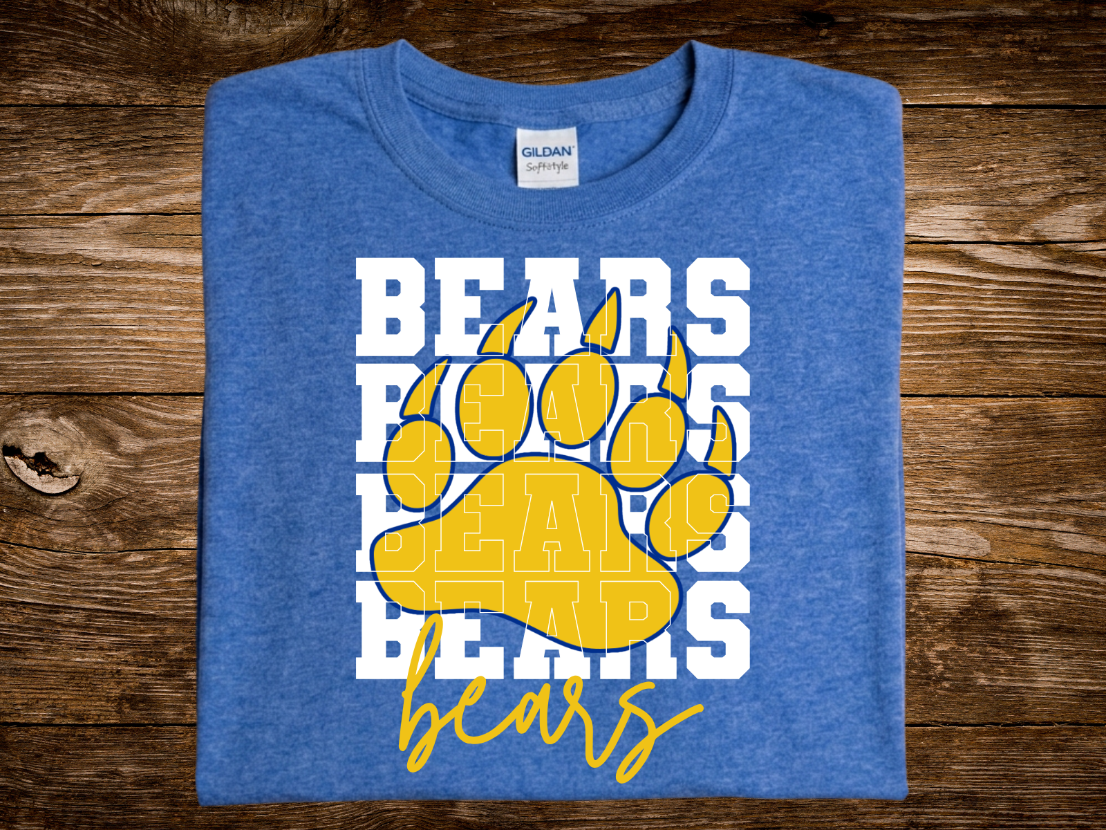 Bears Claw Stacked (DTF PNG Graphic)