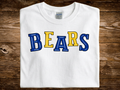 Bears Varsity Alpha Doodle (DTF PNG Graphic)