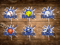 Blue Jays Splash Sports Bundle (DTF PNG Graphic)
