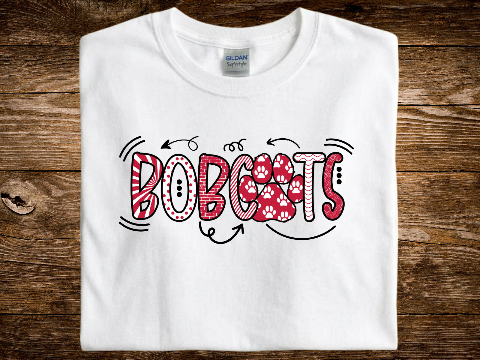 Bobcats Graffiti (DNG PNG Graphic)