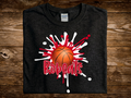 Bobcats Splash Basketball (DTF PNG Graphic)