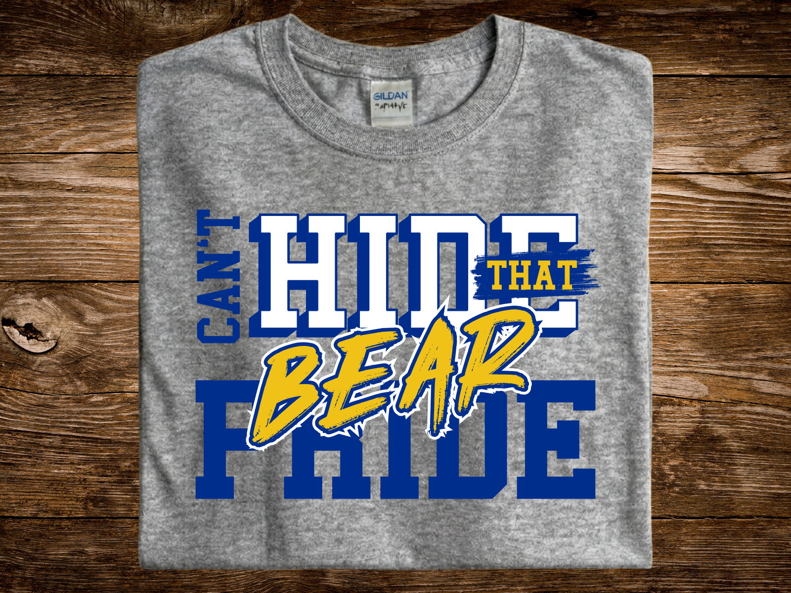 Can't Hide That Bear Pride (DTF PNG Graphic)