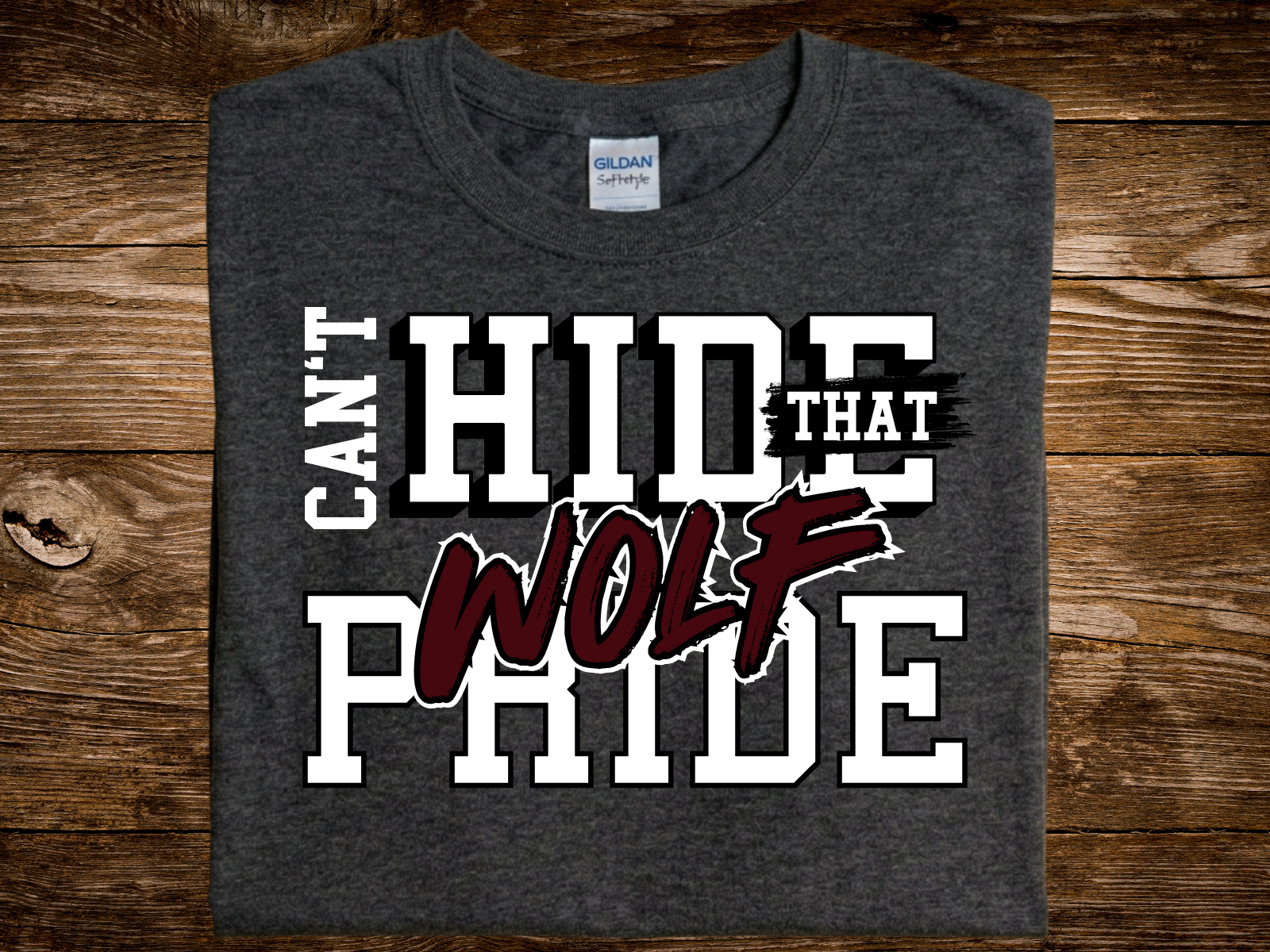 Can't Hide That Wolf Pride (DTF PNG Graphic)