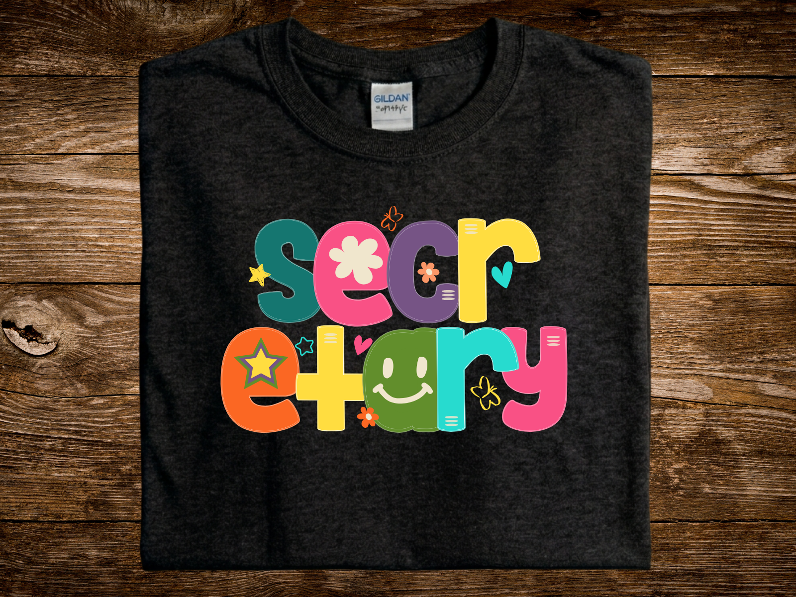 Colorful Secretary (DTF PNG Graphic)