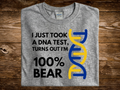 DNA Test - Bear (DTF PNG Graphic)