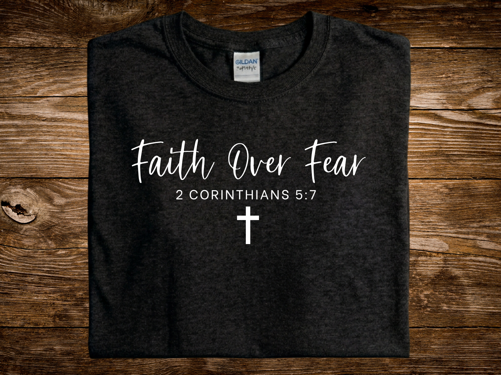 Faith Over Fear (DTF PNG Graphic)
