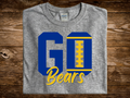 Go Bears Football (DTF PNG Graphic)