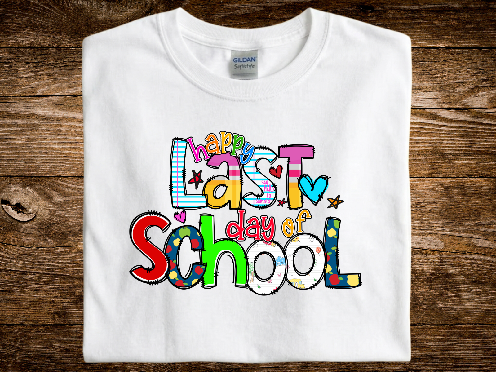 Happy Last Day of School (DTF PNG Graphic)