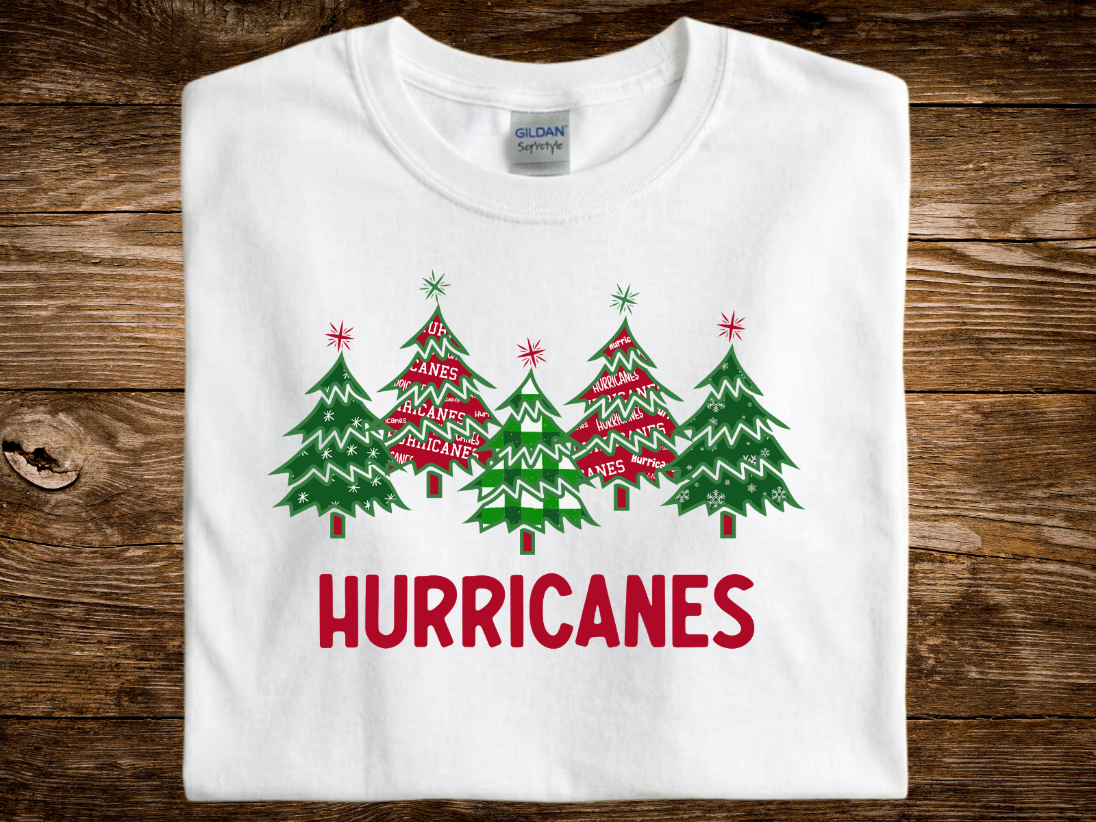 Hurricanes Christmas Trees (DTF PNG Graphic)