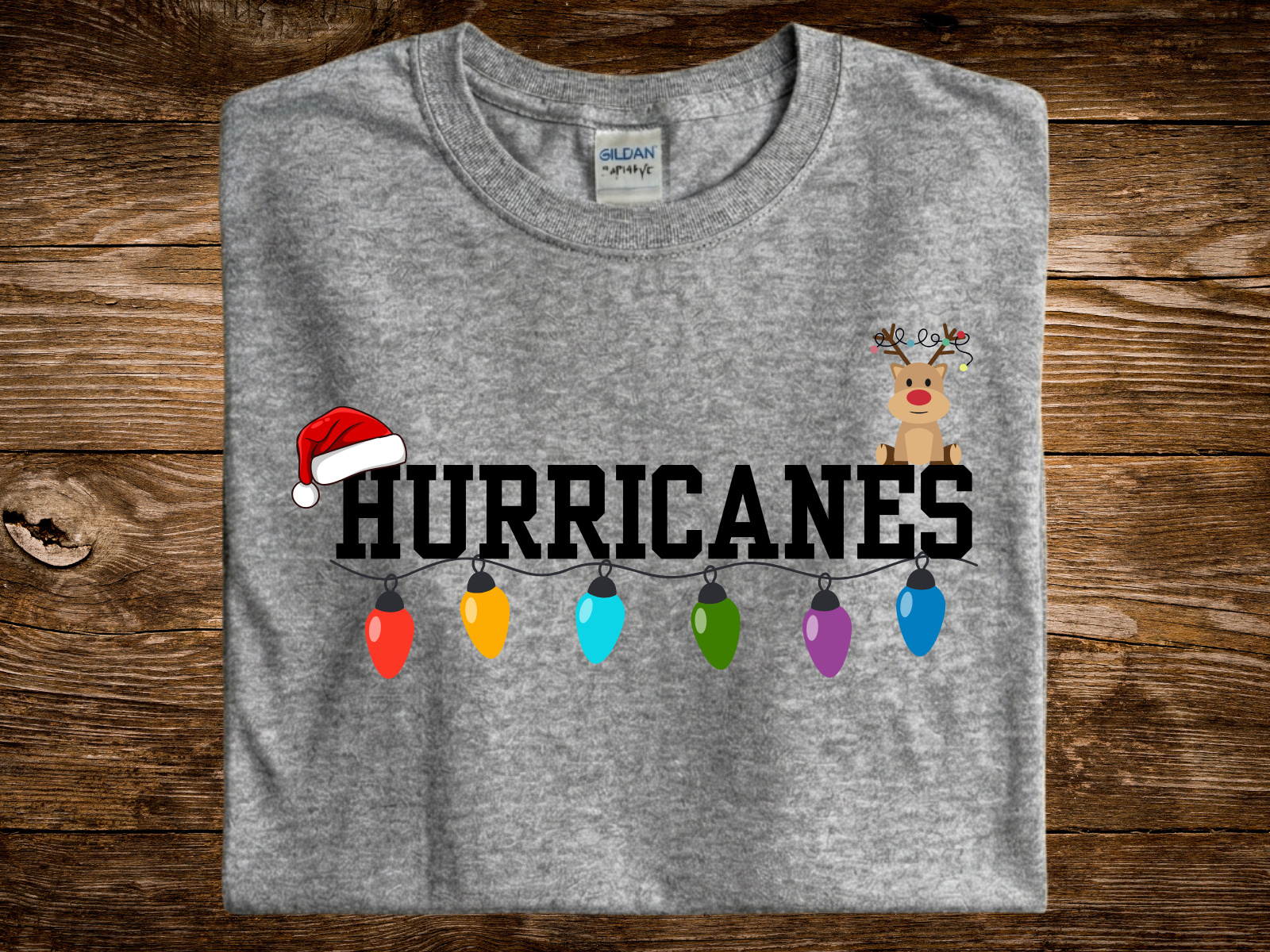 Hurricanes Christmas (DTF PNG Graphic)
