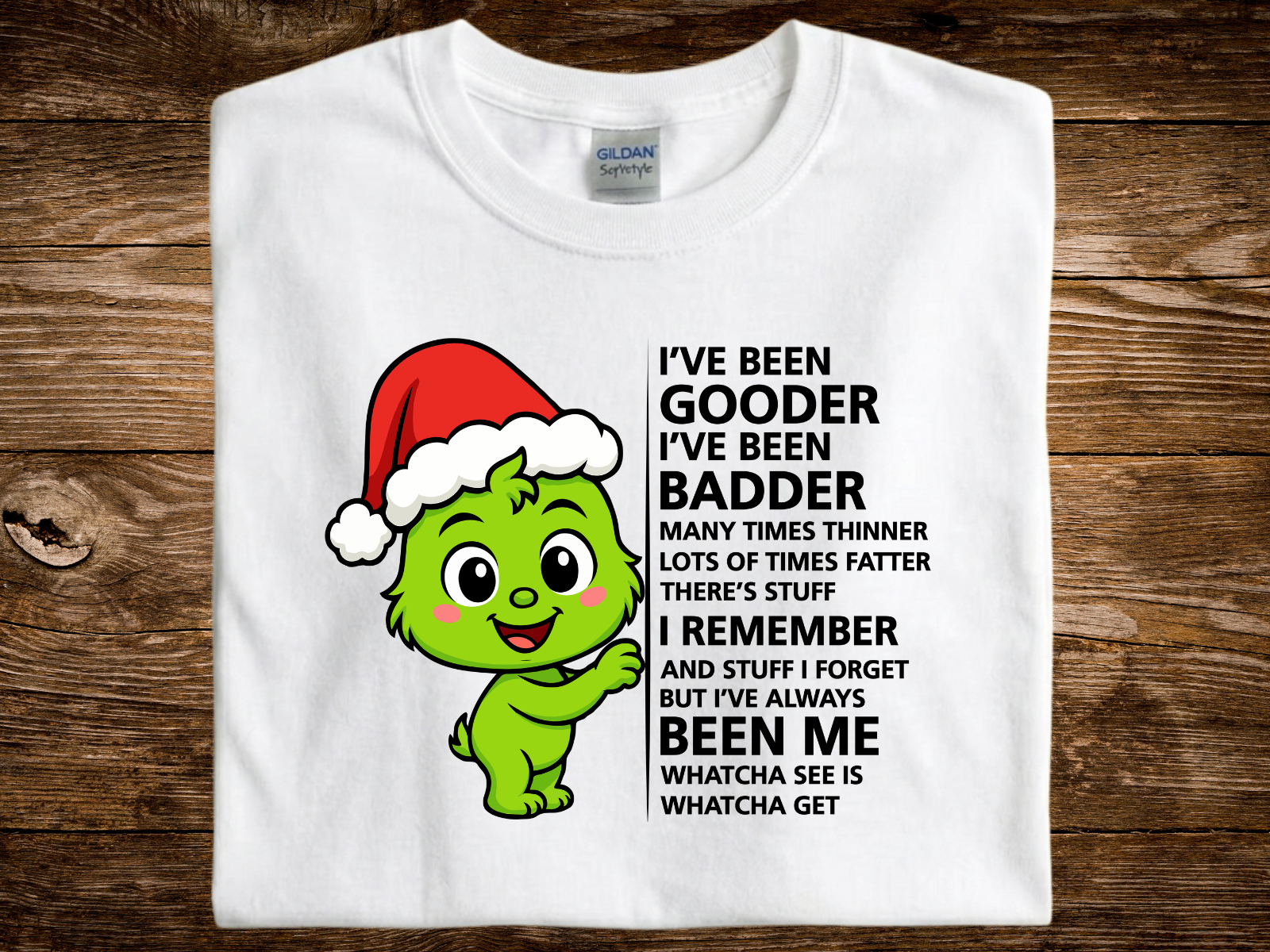 Kid Grinch (DTF PNG Graphic)