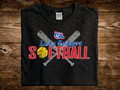 Lady Badgers Softball (DTF PNG Graphic)
