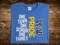 Bear Pride - One Town, One School, One Family (DTF PNG Graphic)