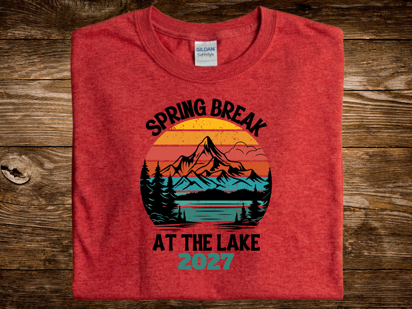 Spring Break At The Lake (DTF PNG Graphic)
