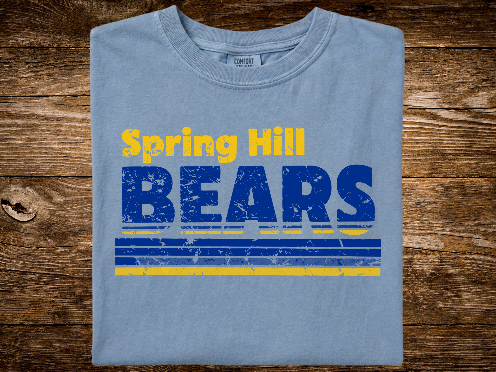 Spring Hill Bears MC Lines (DTF PNG Graphic)