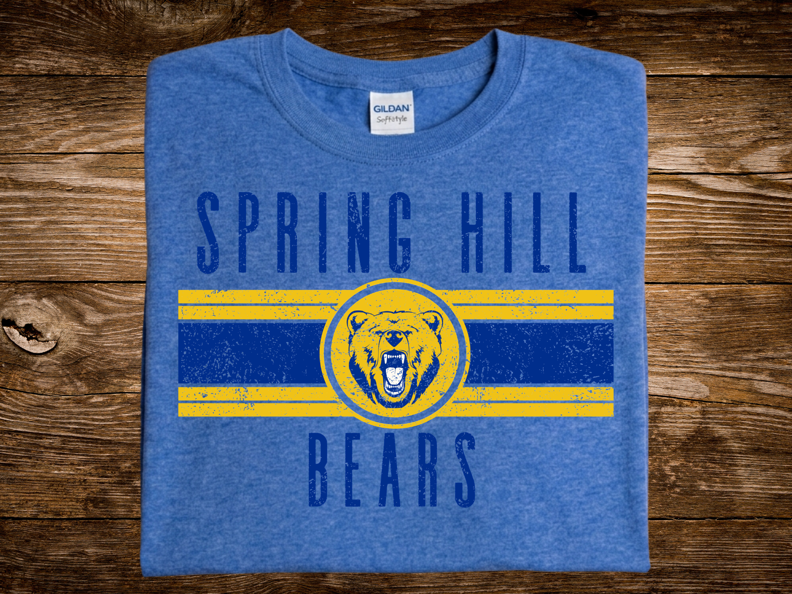 Spring Hill Circle Stripes (DTF PNG Graphic)