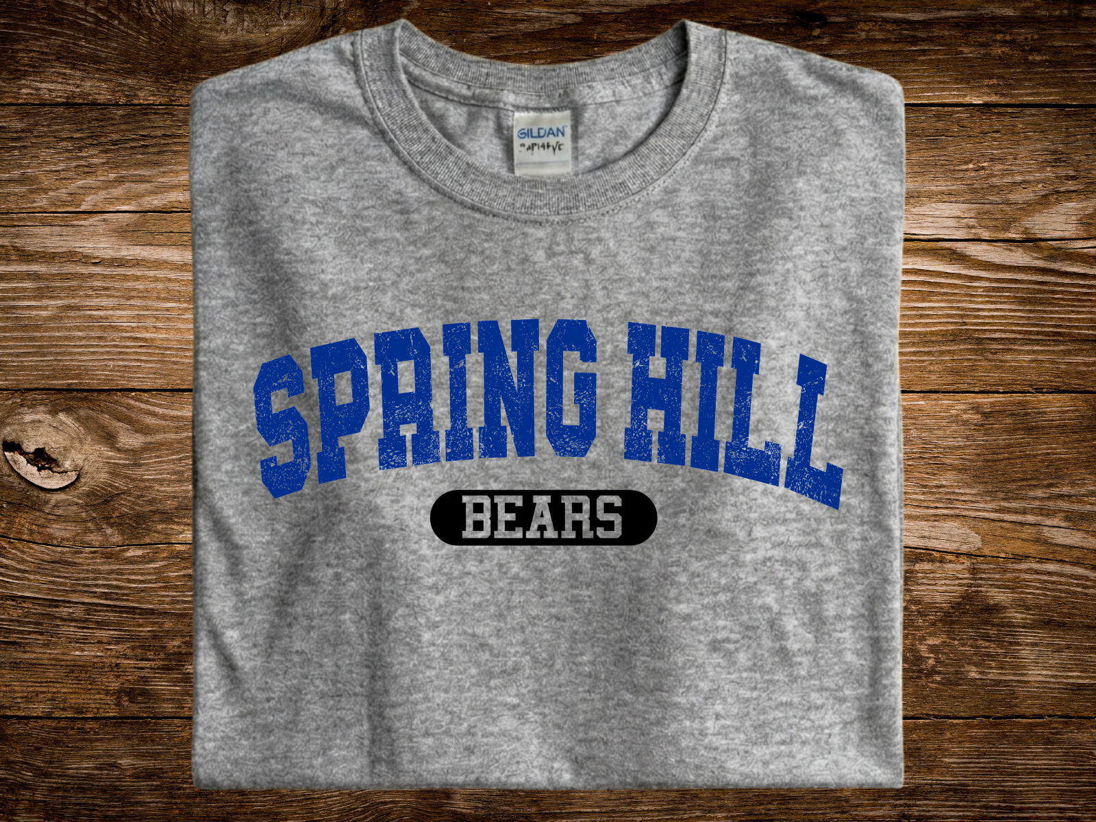 Spring Hill Distressed (DTF PNG Graphic)