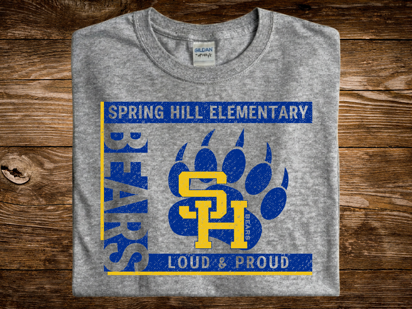Spring Hill Elementary - Loud and Proud (DTF PNG Graphic)