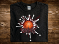 Wolves Splash Basketball (DTF PNG Graphic)
